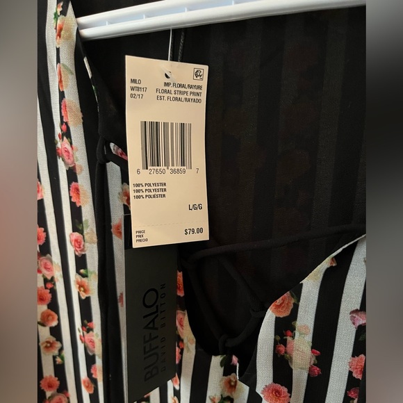 Buffalo Large Women’s Blouse with Bell Sleeves - Picture 3 of 3